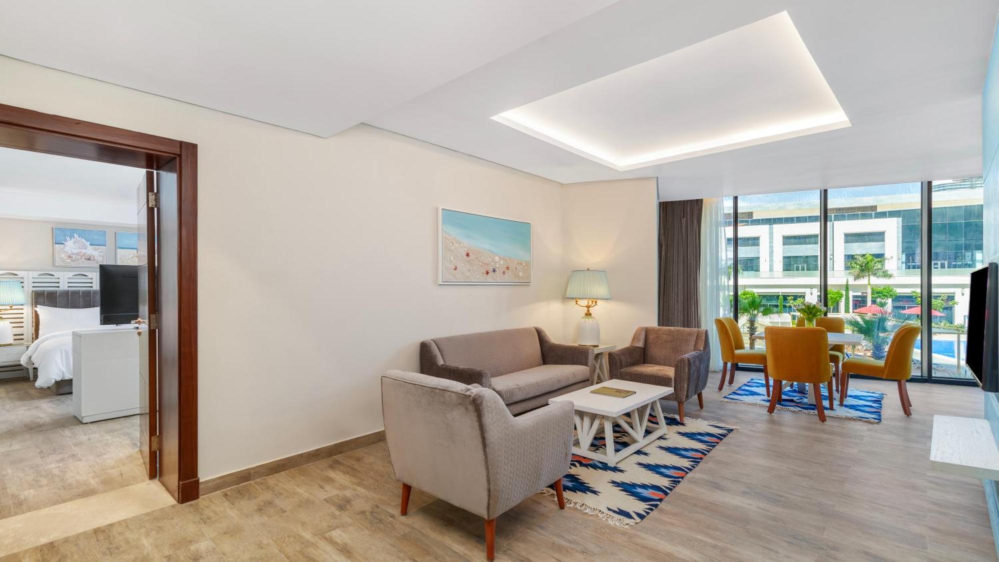 Rixos Premium Alamein Ель-Аламейн Номер фото Living room